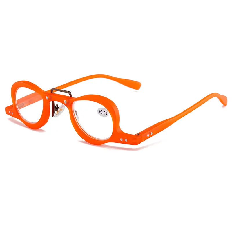 Pop Women Oval Reading Glasses Spring Frame Fashion Men Reader Presbyopic Eyewear +100 +150 +200 +250 +300 +350