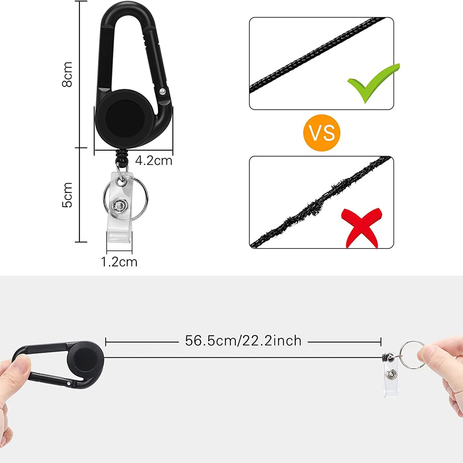 Держатель для значков, портативный сверхпрочный выдвижной держатель для значков с легкими значками
