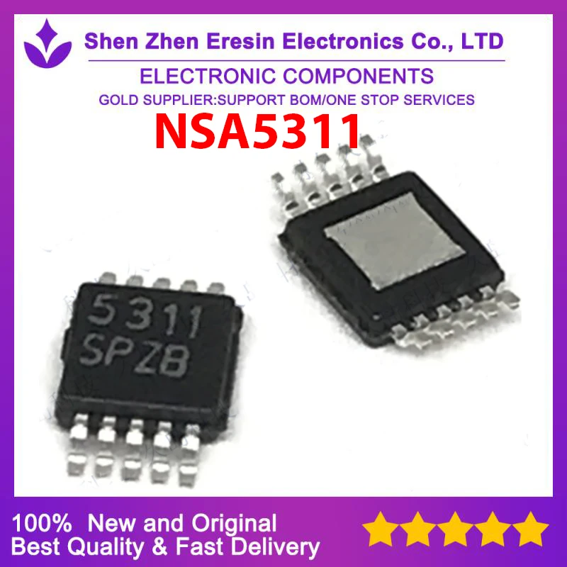 

Free shipping 10PCS/LOT NSA5311 MSOP10 New and original