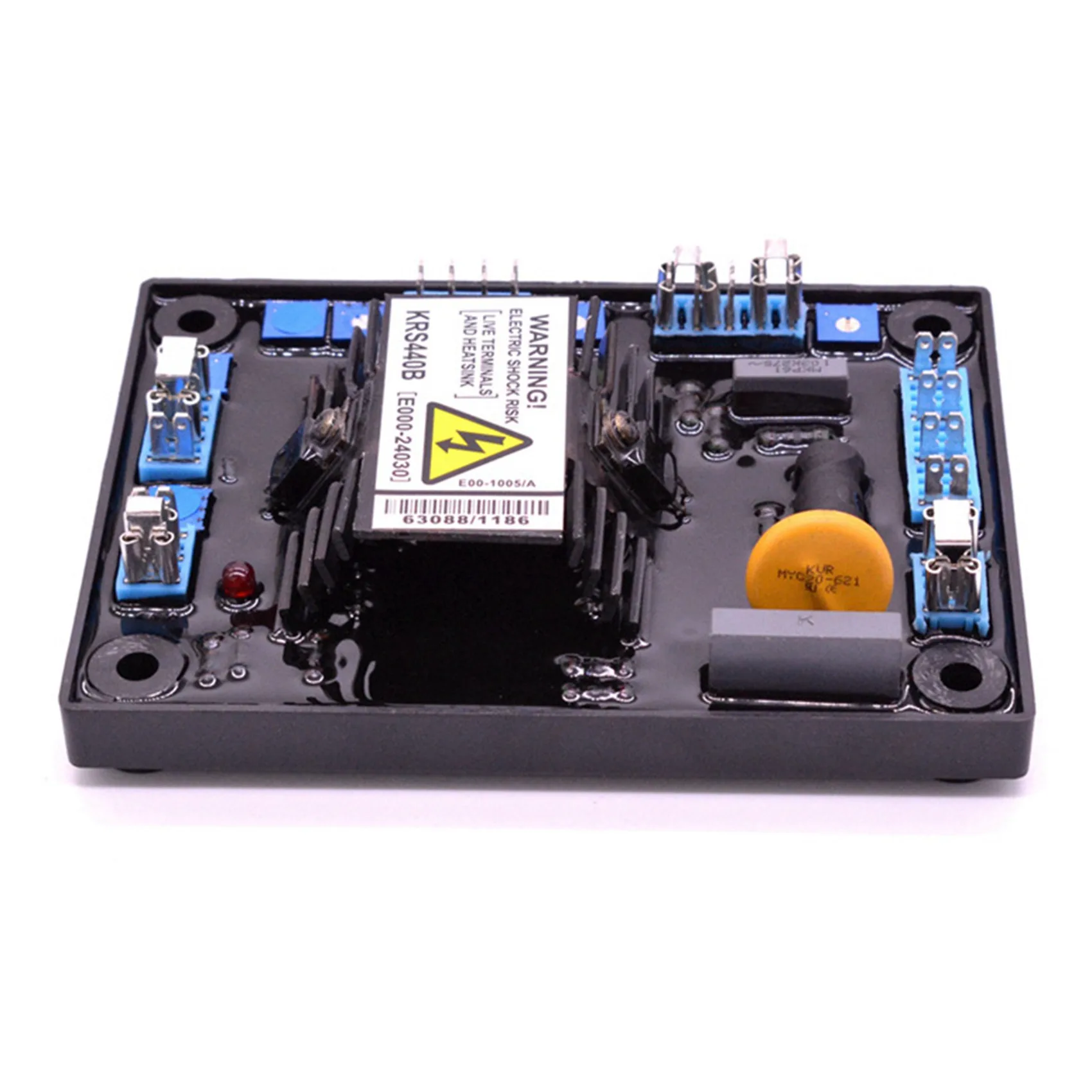 New AVR KRS440 for Generator AVR Automatic Voltage Regulator Alternator Part Power Stabilizer for Diesel Generator