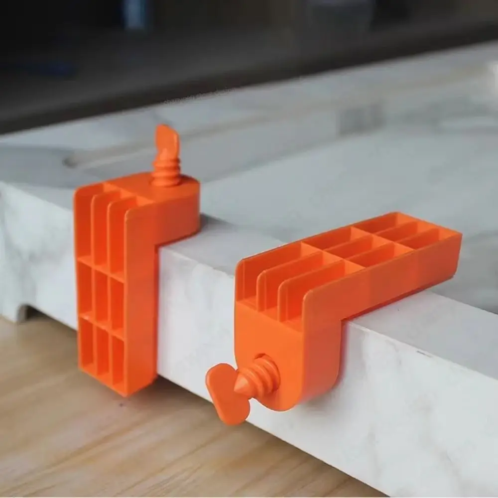 20Pcs/set PP Angle Tile Leveler Spacers Adjustable Ceramic Fixing Male Angle Leveler Replaceable Construction Tools