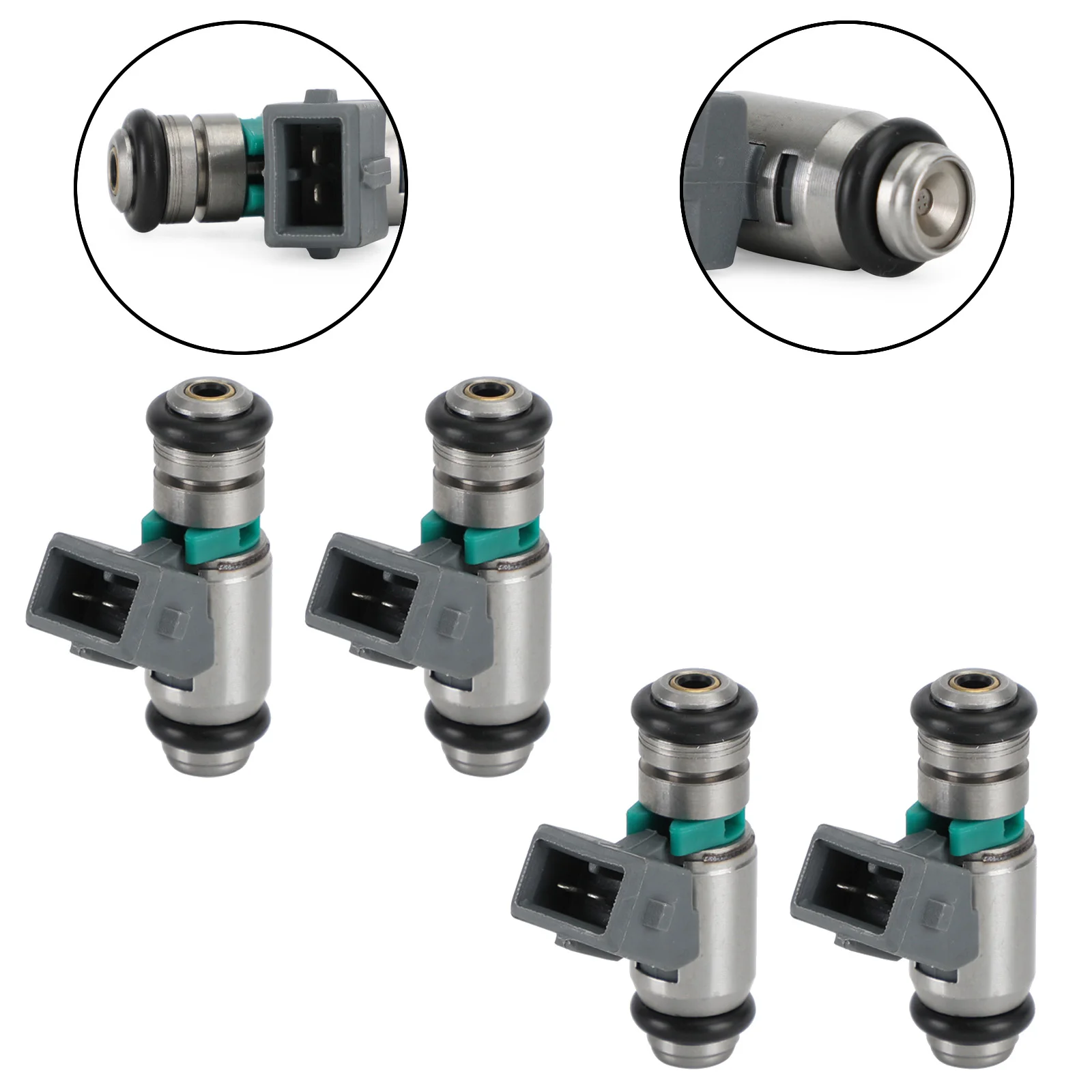 Injetores de combustível duráveis 4PCS adequados para Renault Clio Platina Megane Scenic Thalia