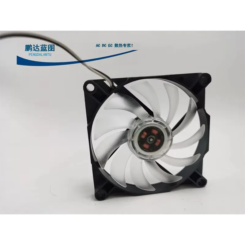 Pa 80*80*10MM 8010 8 cm/cm Luminoso USB Plug Set-Top Box Router Computador Ventilador de resfriamento mudo