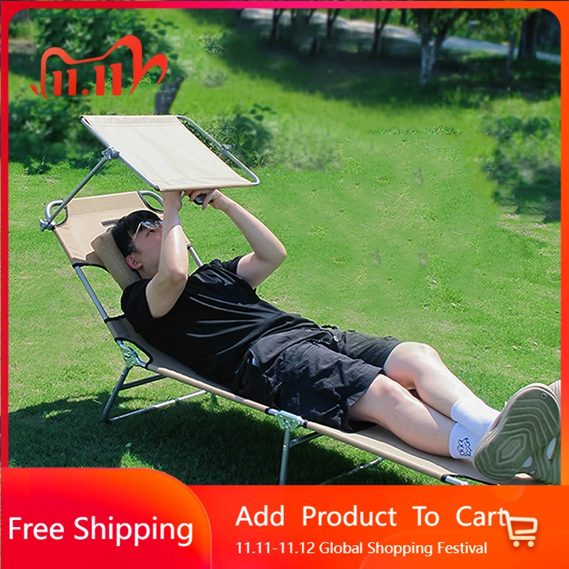 

Outdoor Bed Lawn Chairs Deck Chairs Bedchair Relaxing Camping Designer Deck Chairs Patio Fishing Sun Lounger Out Door Furniture