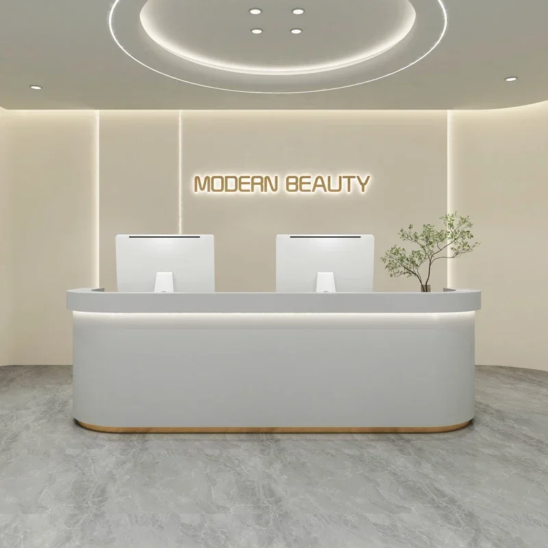 Modern Luxury Furniture Counter Table, Reception Desk, Counter for Business Reseption, Shop Counters, Small Store, Bank Long
