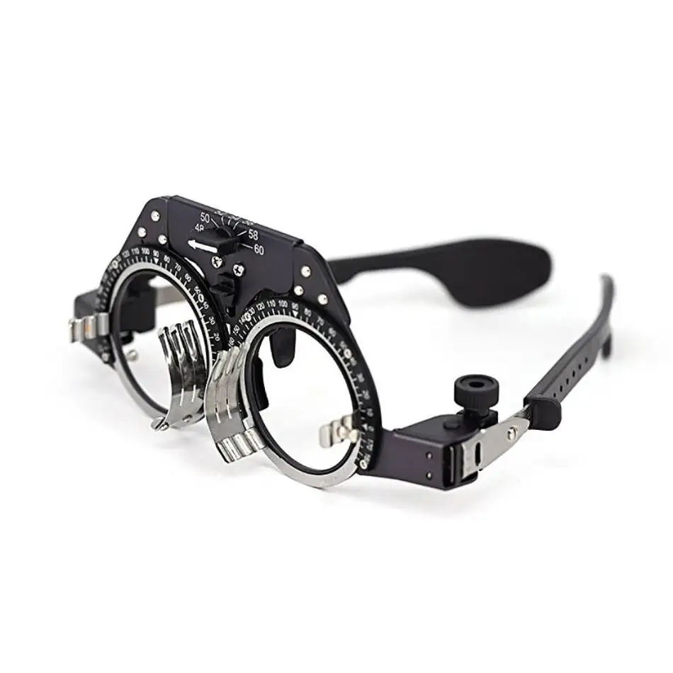 

Optometry Equipment Optical Trial Lens Adjustable Frame Ophthalmic Titanium Trial Lens Frame Optical Ocularl Trial Frame 54-70