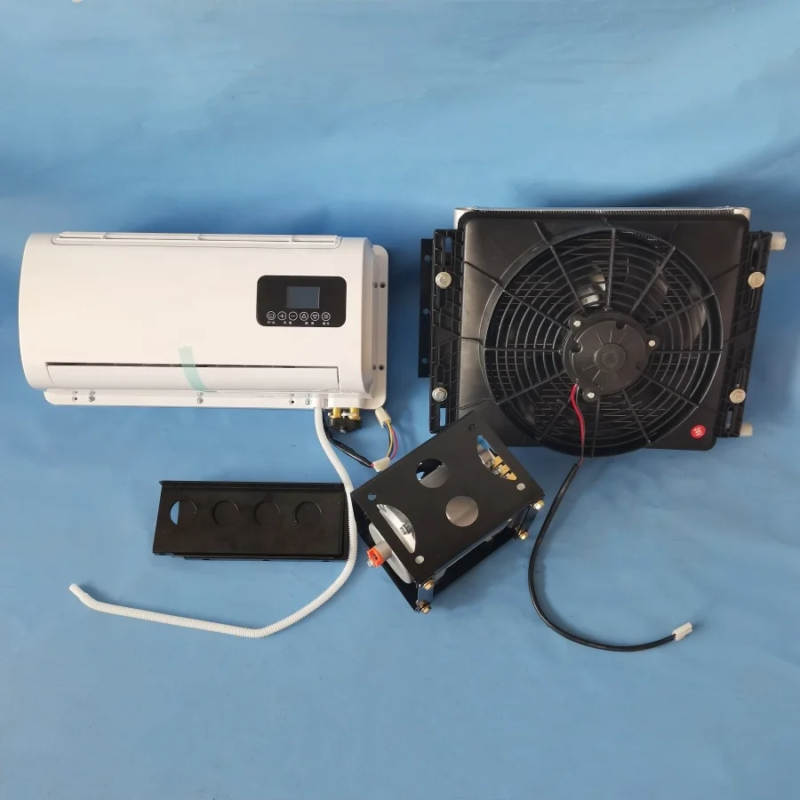 

Universal APU Auto Cooler Silent 24v 12v Truck Camper Motorhome Caravan Parking Air Conditioner