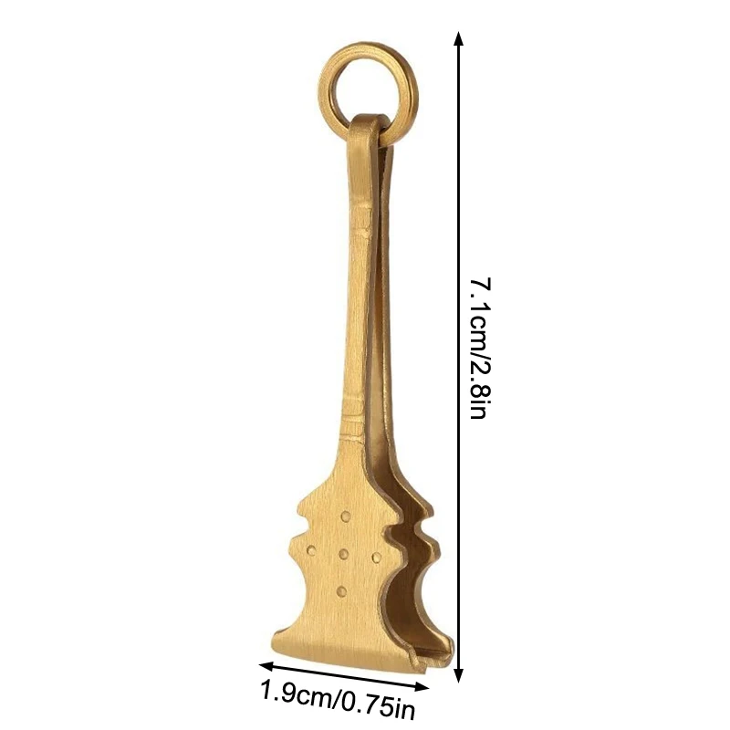 Strumento per barba piatta in acciaio inossidabile Spiumatura sopracciglio Depilazione incarnita Clip per sopracciglia Pinzette Trucco viso Applicazione palpebra