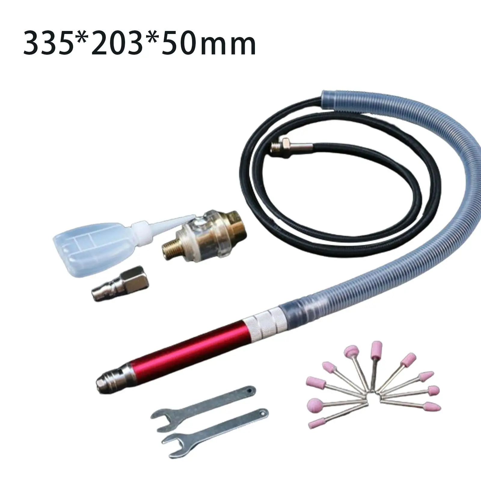 Micro Die Grinder, Air Grinder Set for Glass/Wood/Metal Sheet, Efficient Pencil Grinder Polisher for Welding Cutting