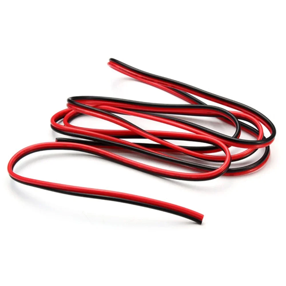 5M 10M 20M 2PIN Electrical Wire Tinned Copper PVC Insulated Red Black Extension Cable for Single Color LED Strip Lights 22AWG image 6