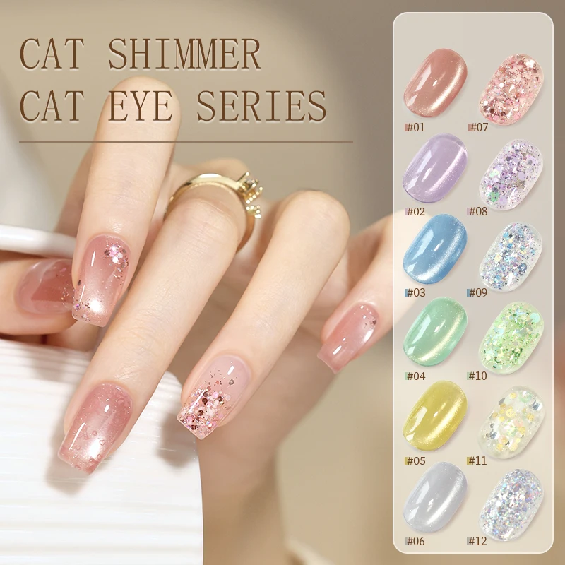 

Гель-лак для ногтей «кошачий глаз» PERPECT COLOR, 1 шт., 3 г, серия «кошачий мерцающий кошачий глаз», блестящий голографический лак для ногтей с магнитом