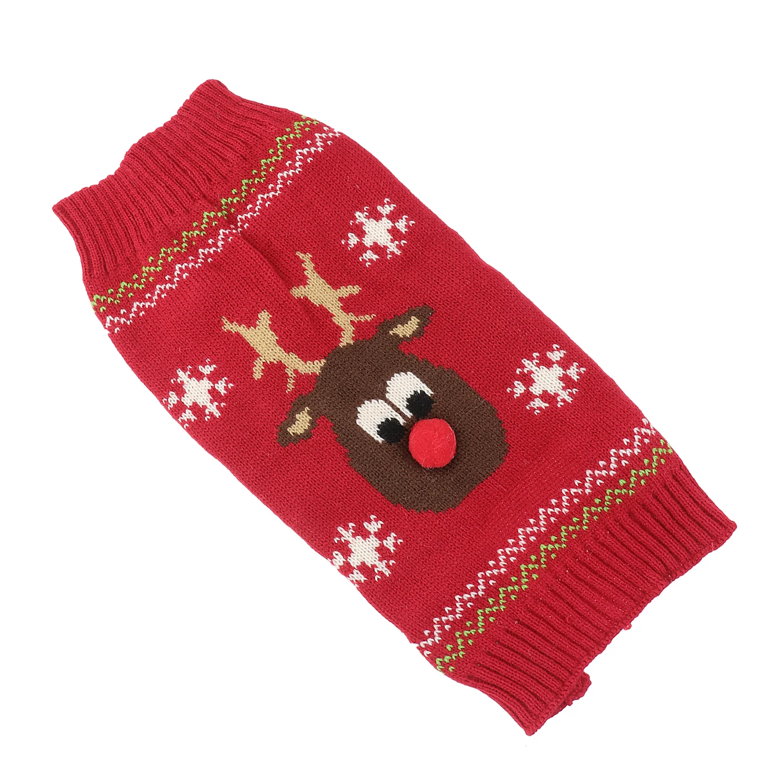 

Pet Christmas Clothes Winter Dog Sweater Costume Small Large Dogs Puppy Clothing Dog Sweaters Pet Clothes Size M