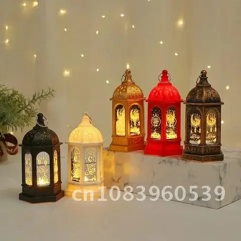 

Muslim Decoration Eid Mubarak Ramadan LED Light Ornament Islamic Decorations for Home Al Adha Ramadan and Eid Decorations