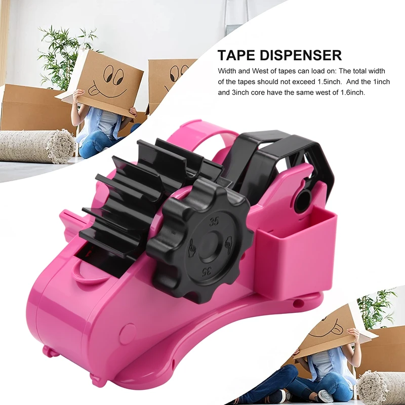 Multiple Roll Cut Heat Tape Dispenser Sublimation For Heat Transfer Tape, Tape Dispenser With 1 Inch And 3 Inch Core