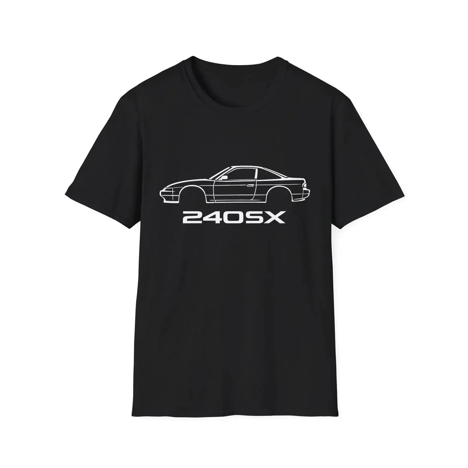 240SX S13 T Shirt Drift Line Art Design JDM Streetwear  vintage Washed homme Breathable fashion Slightly Casual Stretched