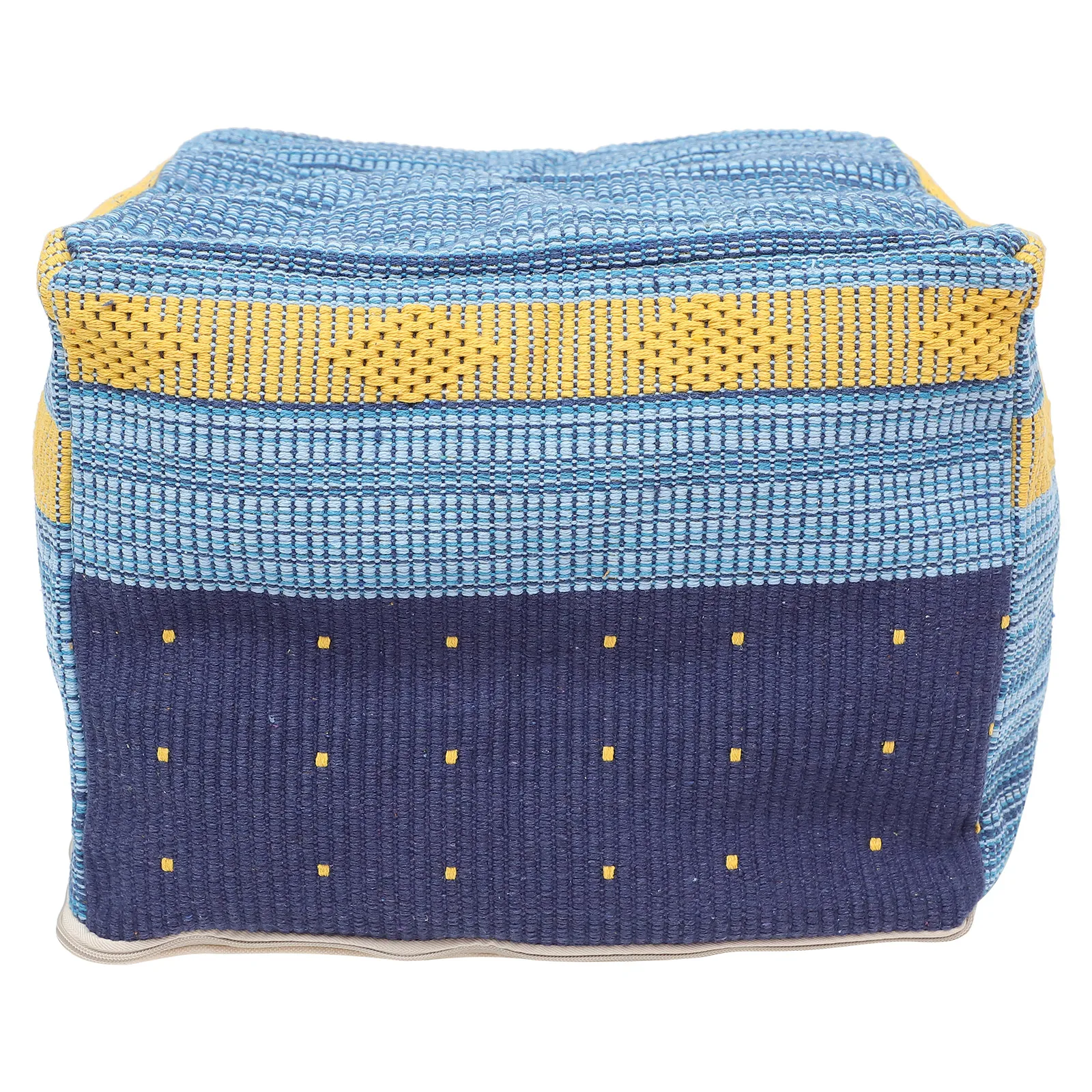 

Creative Mat Japanese Floor Cushion Blue Star Design Cover Without Filling Material Thick Weave Comfortable Home