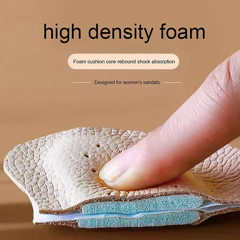 /HTF/Sandals Anti-slip Stickers Leather Pad Women High Heels Pain Relief Insert Insoles Toe Cushion Foot Care Shoes Pad 1Pair