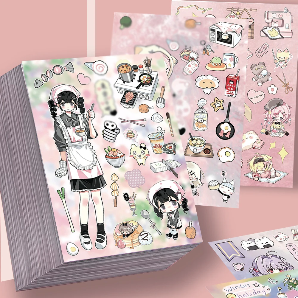 16枚入り、かわいらしい女の子のグラフィティステッカー。癒や - Laptop Accessories Girly のレビューと価格