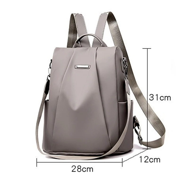 New Waterproof Backpack Women Backpacks Multifunctional Travel Backpack Fashion Detachable Shoulder Strap Shoulder Bag