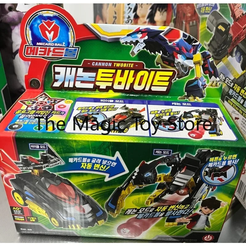 Original Magic Orb Cannon Twobite Launch Transforming Action Figure Collectible Toy