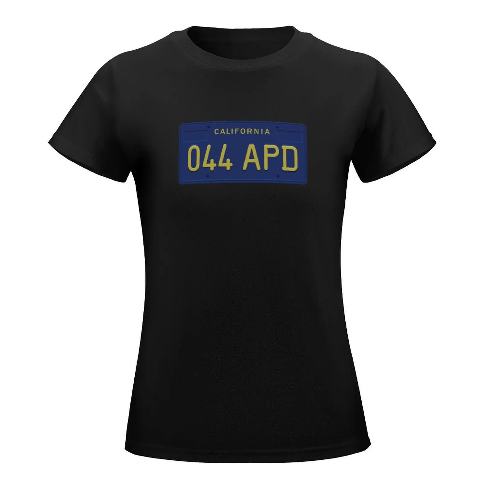 044 APD California license plate (Lt. Columbo) T-Shirt animal print shirt for girls lady clothes t shirt Women