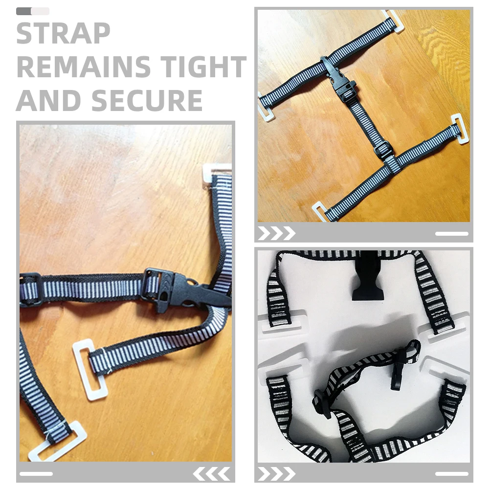 

2pcs Safety Chinstrap Adjustable Y Shape 4-Point Suspension Universal Hard Hat Chin Straps Breathable Replacement