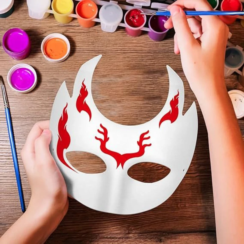 

New Butterfly Style Mask DIY Hand Painted Halloween Christmas Anime Party Ball Supplies Blank DIY Mask
