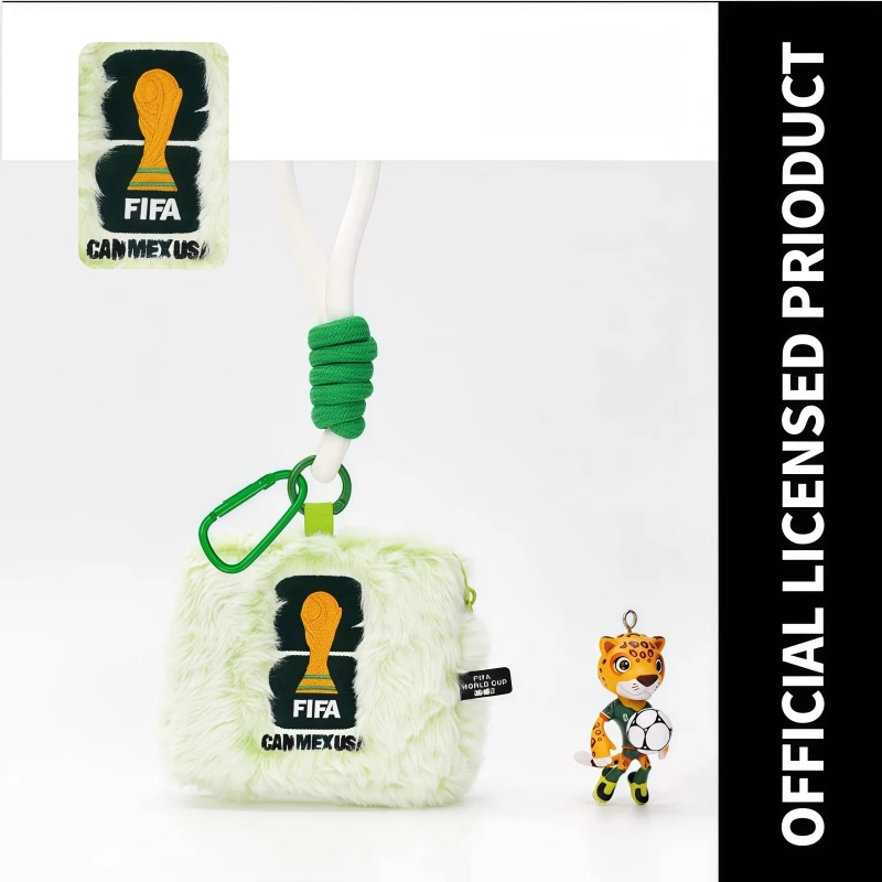 Genuine Product FIFA World Cup 2026 Maple Zayu Clutch Mascot Trendy Figurine Keychain Plush Bag view 5