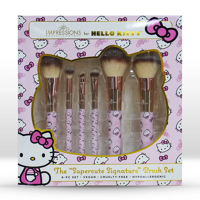 サンリオ-メイクブラシセット,ハローキティ,アイシャドウ,プロの