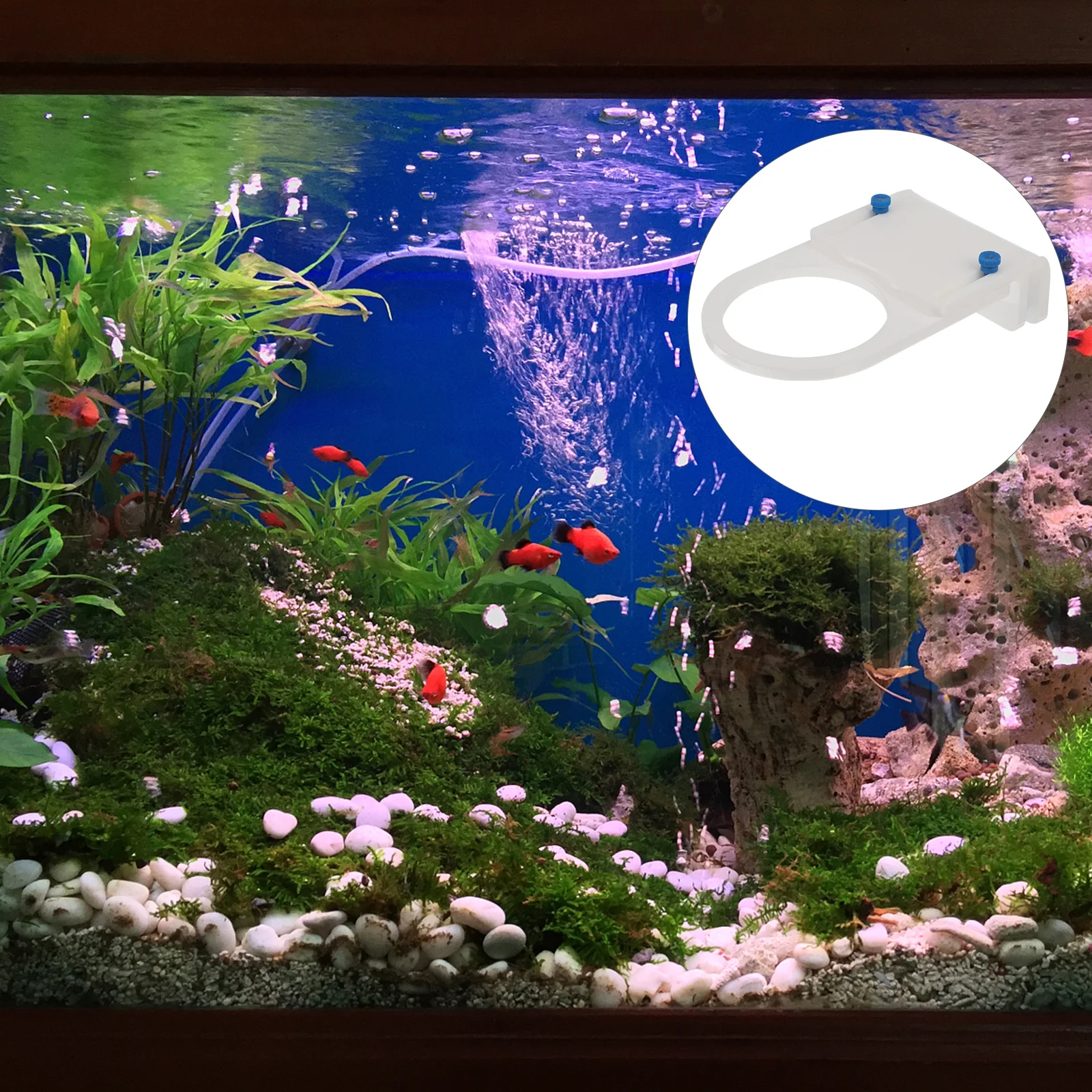 

Telescopic Filter Sock Holder 95Mm Acrylic Adjustable Bracket for Aquarium Filter Bag Mount Reef Tank Cleaning Tool