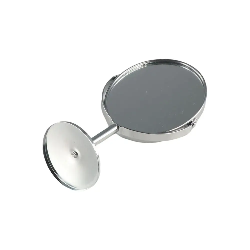 360° Rotatable Double Sided Vanity Mirror Oval Iron-carbon Alloy Desktop Stand Mirror Without Dead Corners High Definition