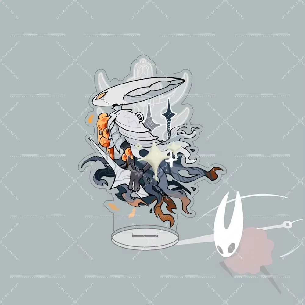15CM Game Knight: Silksong Acrylic Stand Keychain Model Cosplay Characters Ornament Accessories Good Gifts Valorant