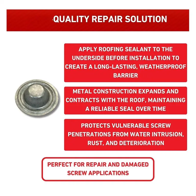 SYW-Screw Caps Cover 50Pcs Screw Caps Steel Anticorrosion For DIY Projects Industrial Fastener Repair Use