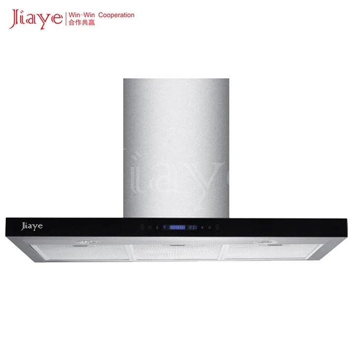 주방용 T자형 수직 레인지 후드 벽걸이 스테인리스 스틸 배기 후드