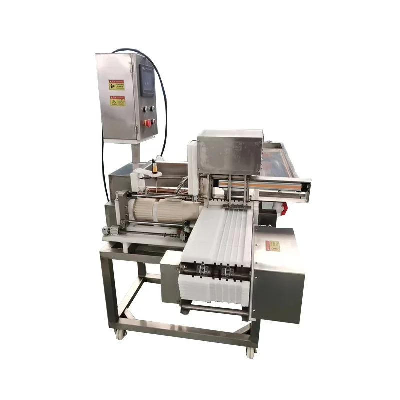 

Ham sausage, fish tofu stringing equipment, cattle, sheep and pork automatic signing and stringing machine