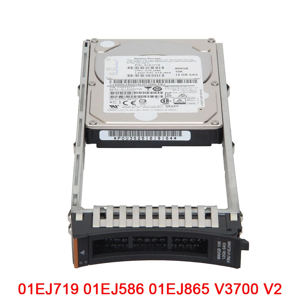 

Для жесткого диска IBM 01EJ719 01EJ586 01EJ865 V3700 V2 900G 10K SAS 2,5 "12 Гб