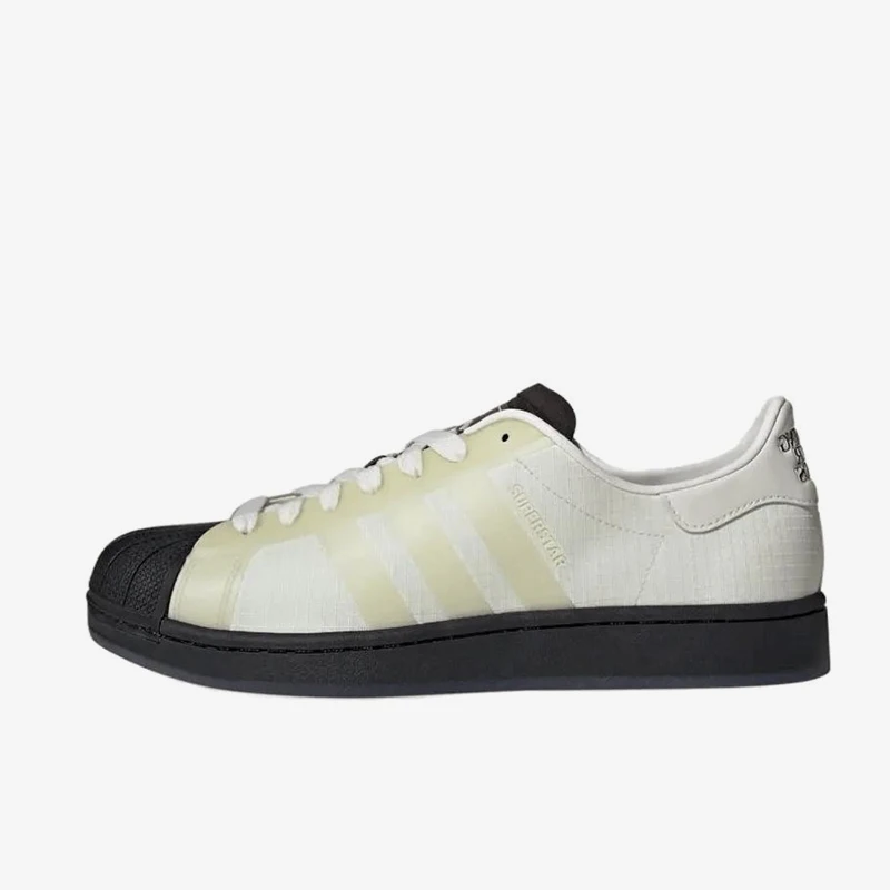 Adidas genuine SUPERSTAR new beige and black street board shoes KJ6573