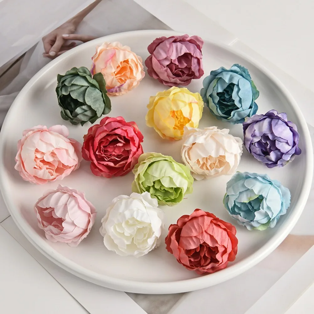 10/20 Stück Rosen-Kunstblumenköpfe für Heimdekoration, Party, Hochzeit, Dekoration, Zubehör, Garten, Basteln, manueller Weihnachtskranz