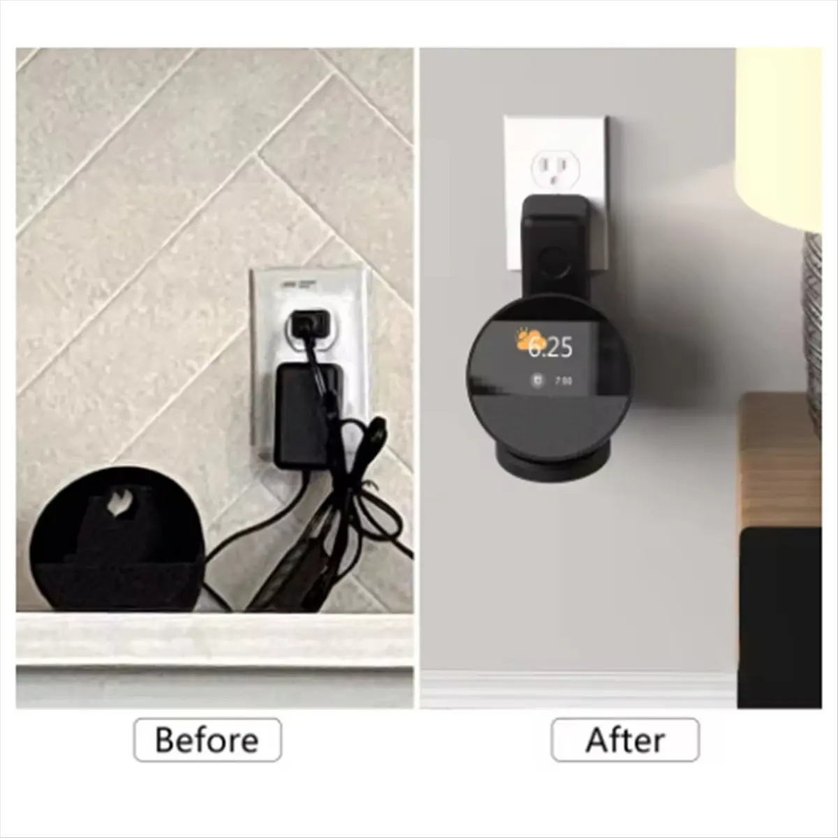 L73A NEW For Spot (2024 Release) Wall Holder with Cable Storage ABS Material Case Wall Mount Bracket for Spot Stand