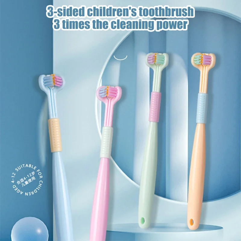 Oral Care Safety Teeth Brush Oral Health CleanerThree Sided Soft Hair Tooth Toothbrush Ultra Fine Soft Bristle Adult Toothbrush