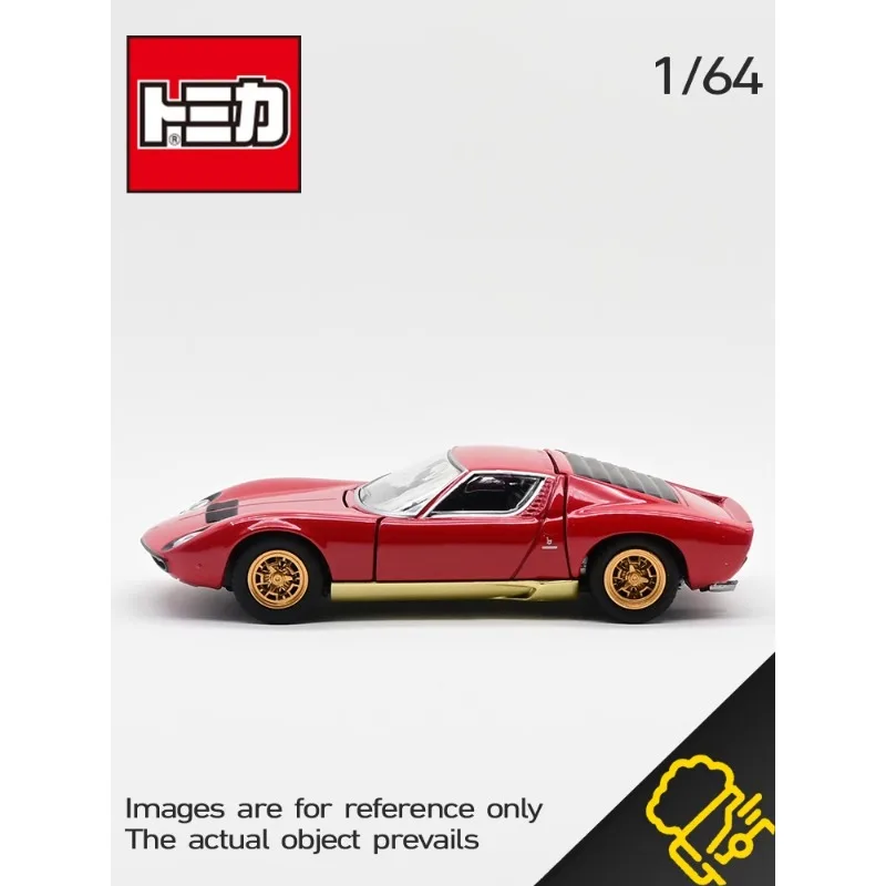 TAKARA TOMY TOMICA TLV LV-Lamborghini Miura SV rosso pressofuso decorazione auto in lega set regalo giocattolo regalo di compleanno del ragazzo.