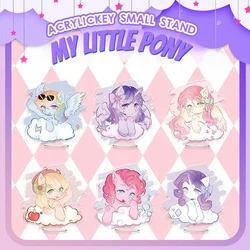 My Little Pony Cute Acrylic Stand Model Applejack Rainbow Dash Twilight Sparkle Cartoon Desktop Decoration Accessories Gift Toy