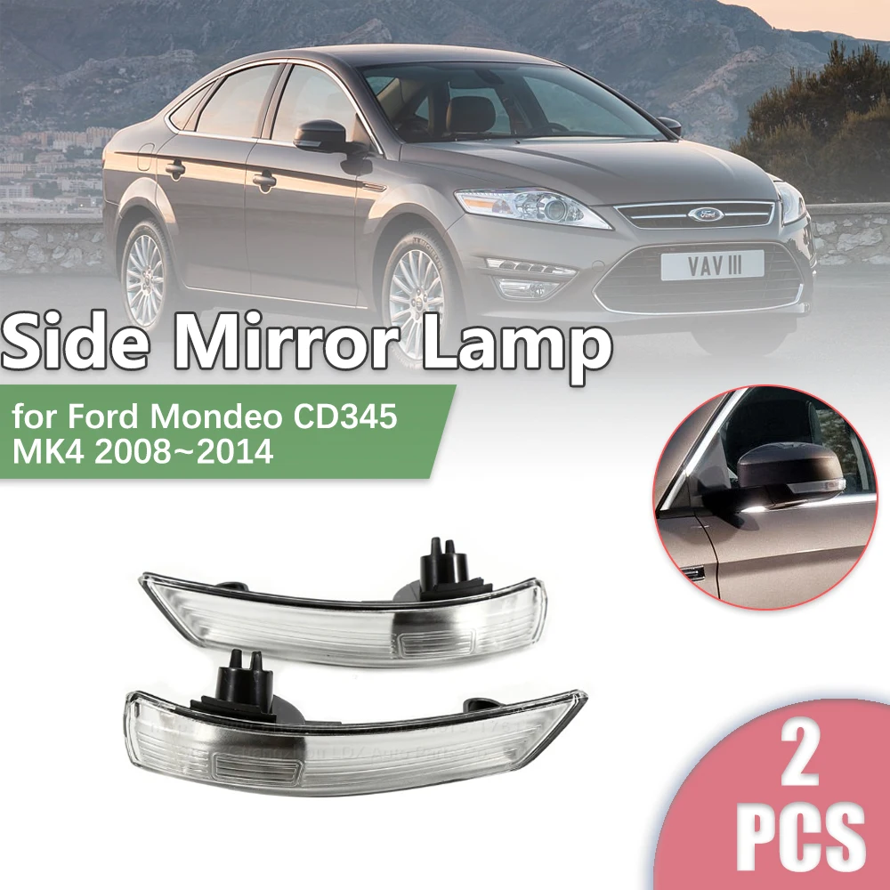 

Car Rearview Side Mirror LED for Ford Mondeo CD345 MK4 2008~2014 2009 2010 2011 Turn Signal Indicator Lamp Light Part Accessorie
