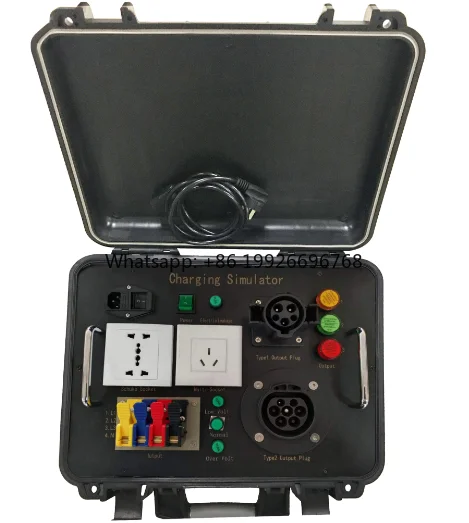 

Портативное зарядное устройство JET Mini для электромобилей, Тип 2, настраиваемый тестер, симулятор зарядки EVSE 32А, новое состояние