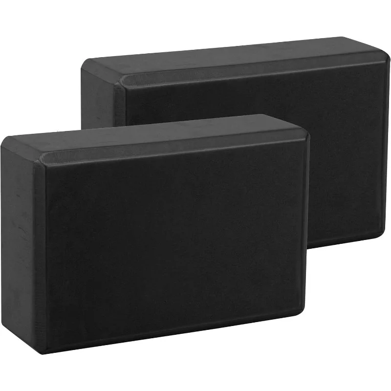 

EXERZ Yoga Blocks 2 pack, Gym Blocks, Exercise Workout Fitness Bricks, Pilates Stretch Handstand Non-Slip