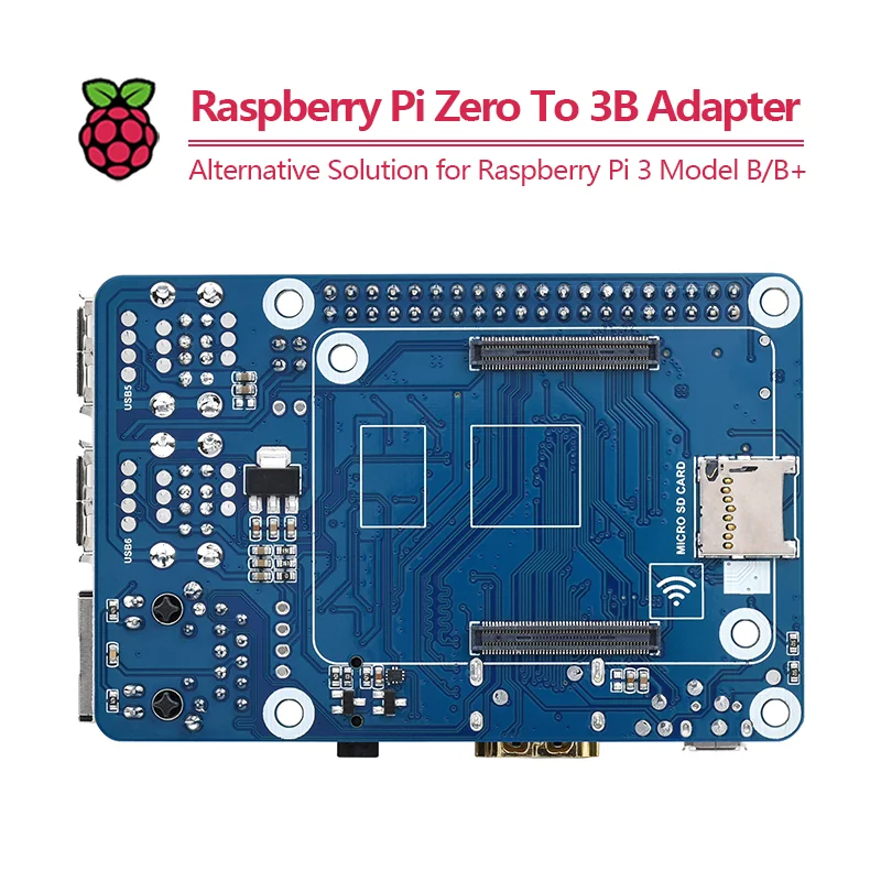 محول Raspberry Pi Zero إلى 3B، حل بديل لـ Raspberry Pi 3 Model B/B+، يعتمد على Raspberry Pi Zero