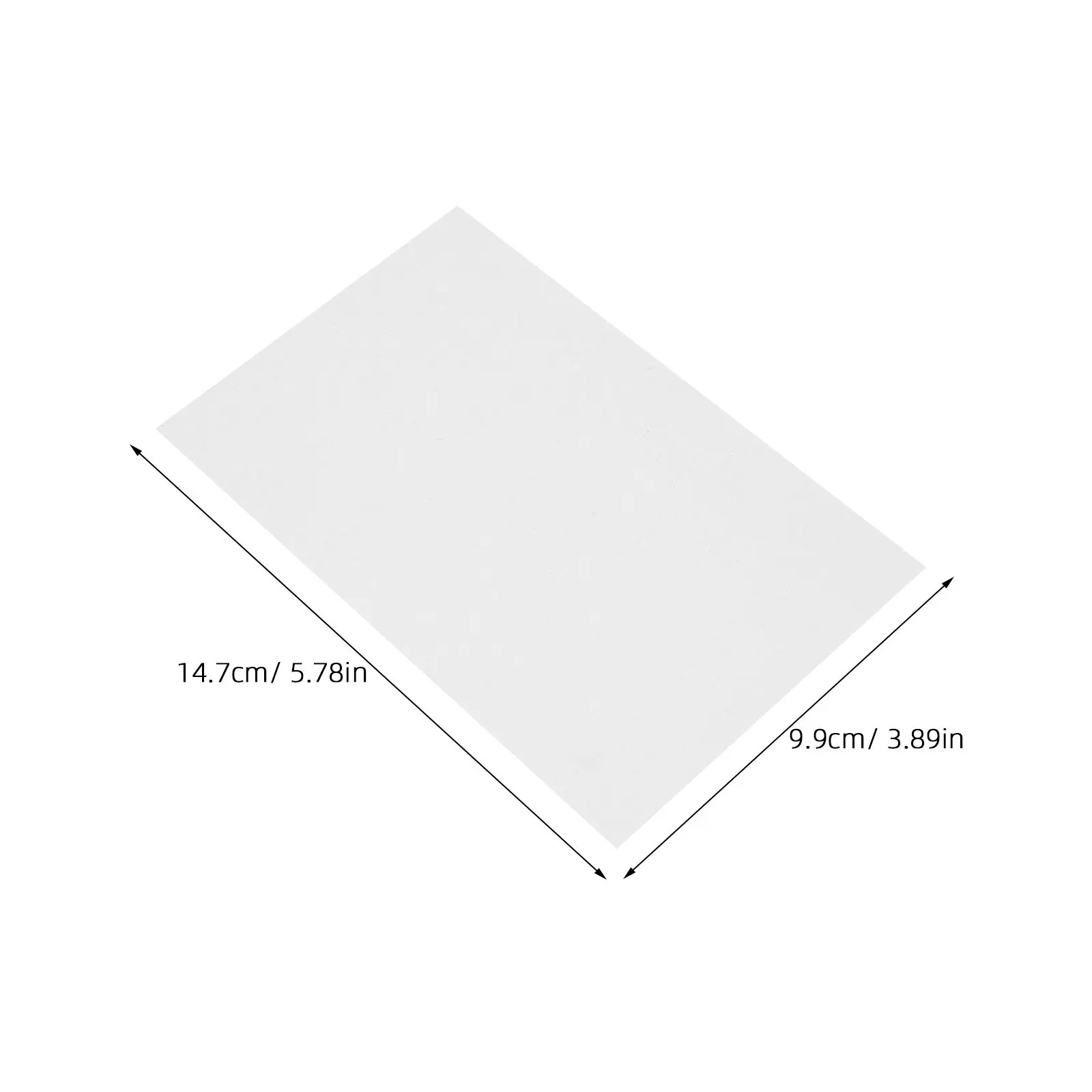 60 Pcs Blank Note Cards Postcard Printed Postcards Flashcards for Studying Business Memo