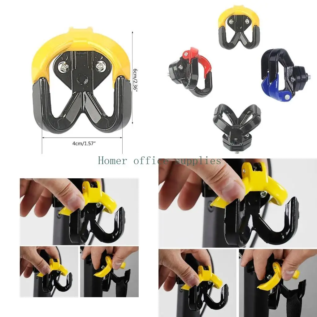 K43B Exclusively Designed Alloy Double Hook Hanging Gadget Bag Helmet Shopping Bag for -Mijia M365 Electric Scooter