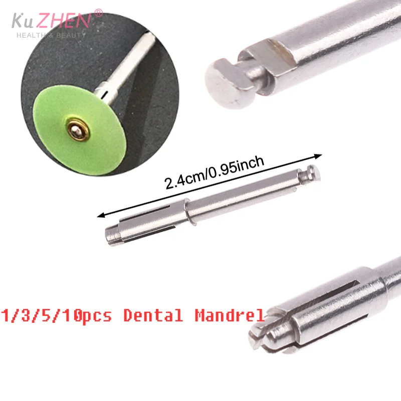 1/3/5/10pcs Dental Polishing Disc Holder Mandrel For Flexi Disc Stainless Steel Ra Shank Tool Fit Polishing Disk Dental Lab