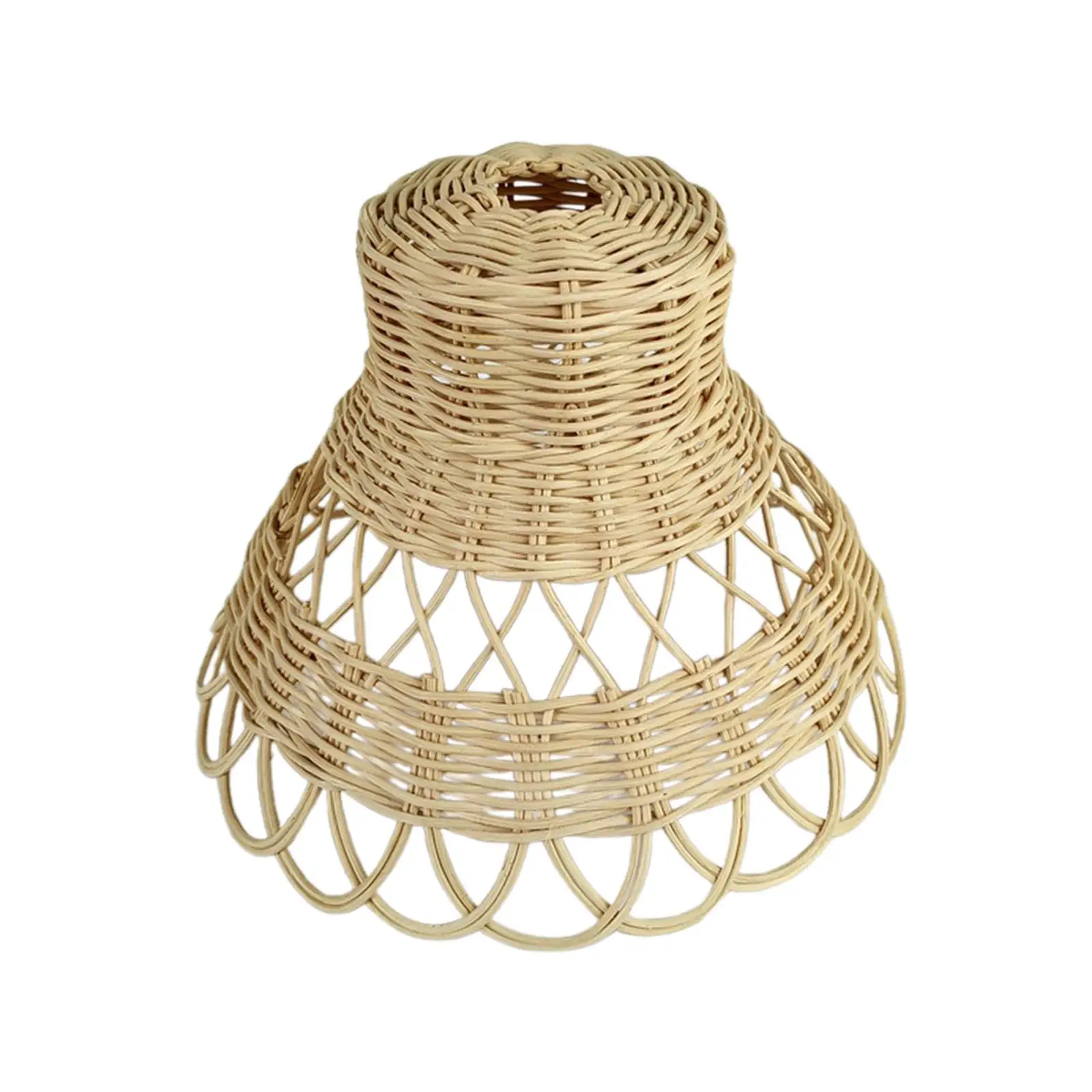 Rattan Lamp Shade Pendant Sconce Shade Lampshade Accessories Rattan Lampshade for Pendant Light Hotel Restaurant Farmhouse